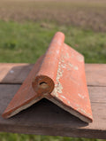 Red Clay Roll-Top Ridge Tile