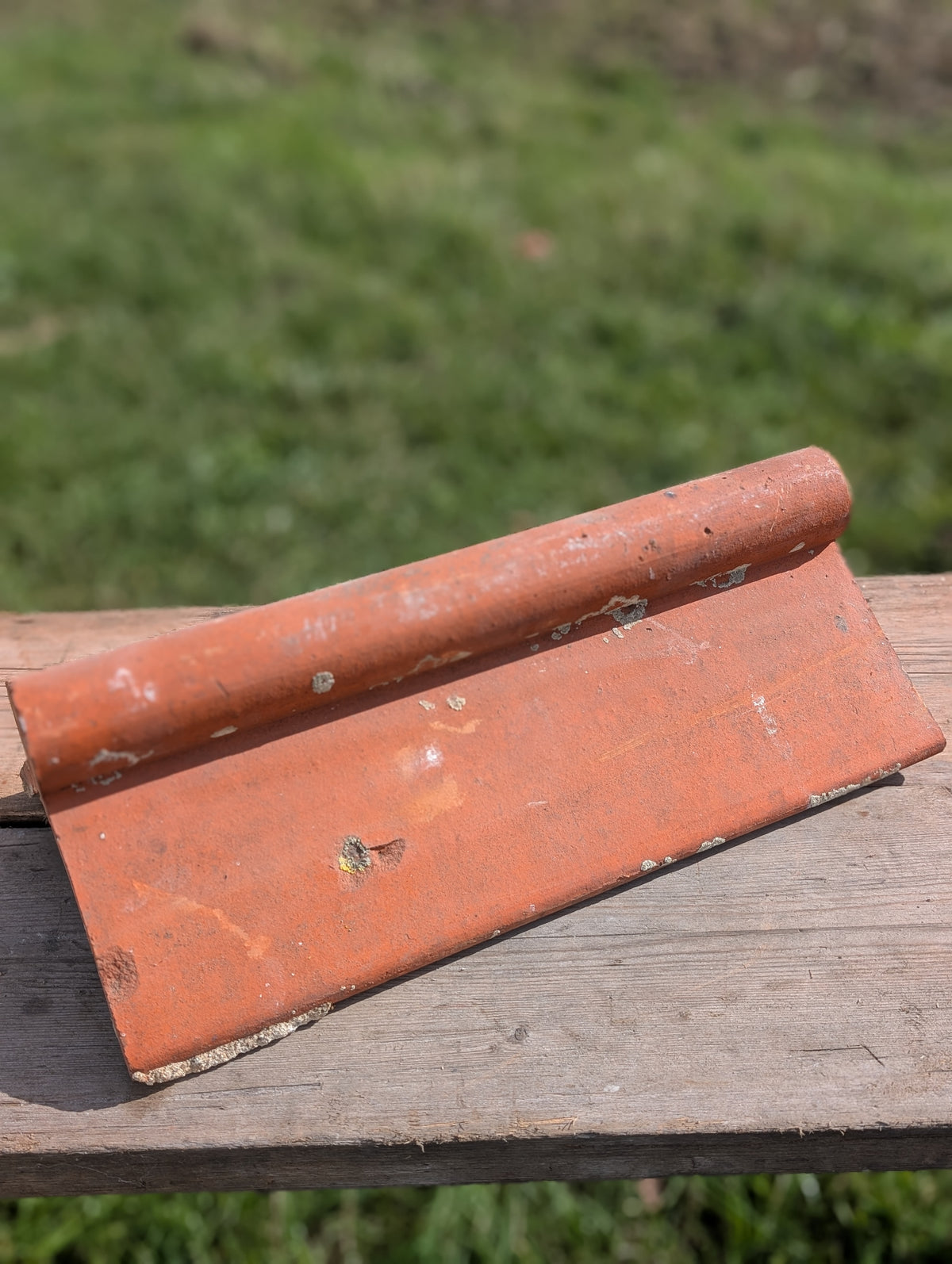 Red Clay Roll-Top Ridge Tile