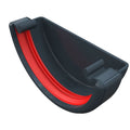 Freefoam Round External Stopend (Anthracite Grey) image 0