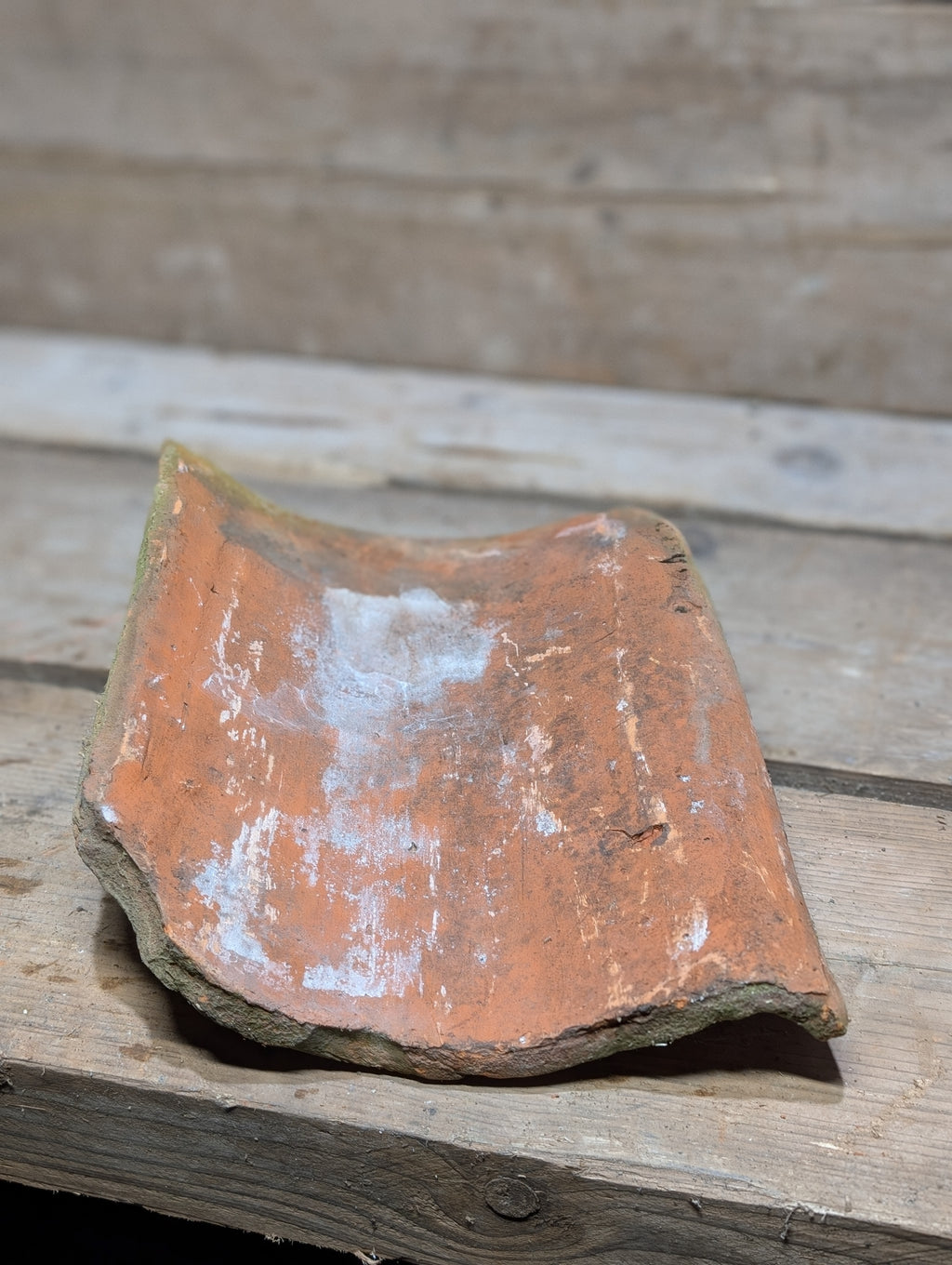Reclaimed Hand Made Clay Pan Tile image 1