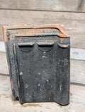 Pottelberg Courtrai Black & Red Glazed French Tile image 0