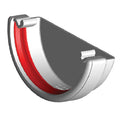 Freefoam Round External Stopend (White) image 0