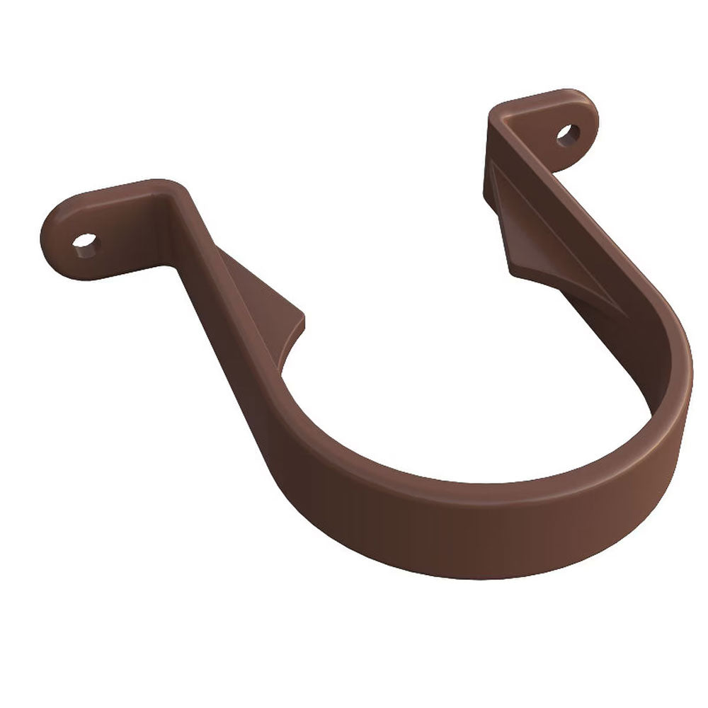 Freefoam Round Pipe Clip (Brown) image 0