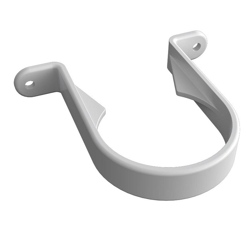 Freefoam Round Pipe Clip (White) image 0