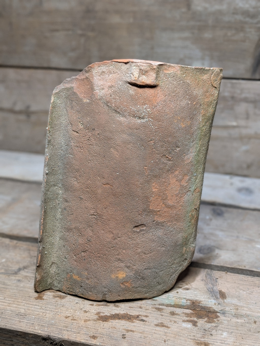 Reclaimed Hand Made Clay Pan Tile image 2
