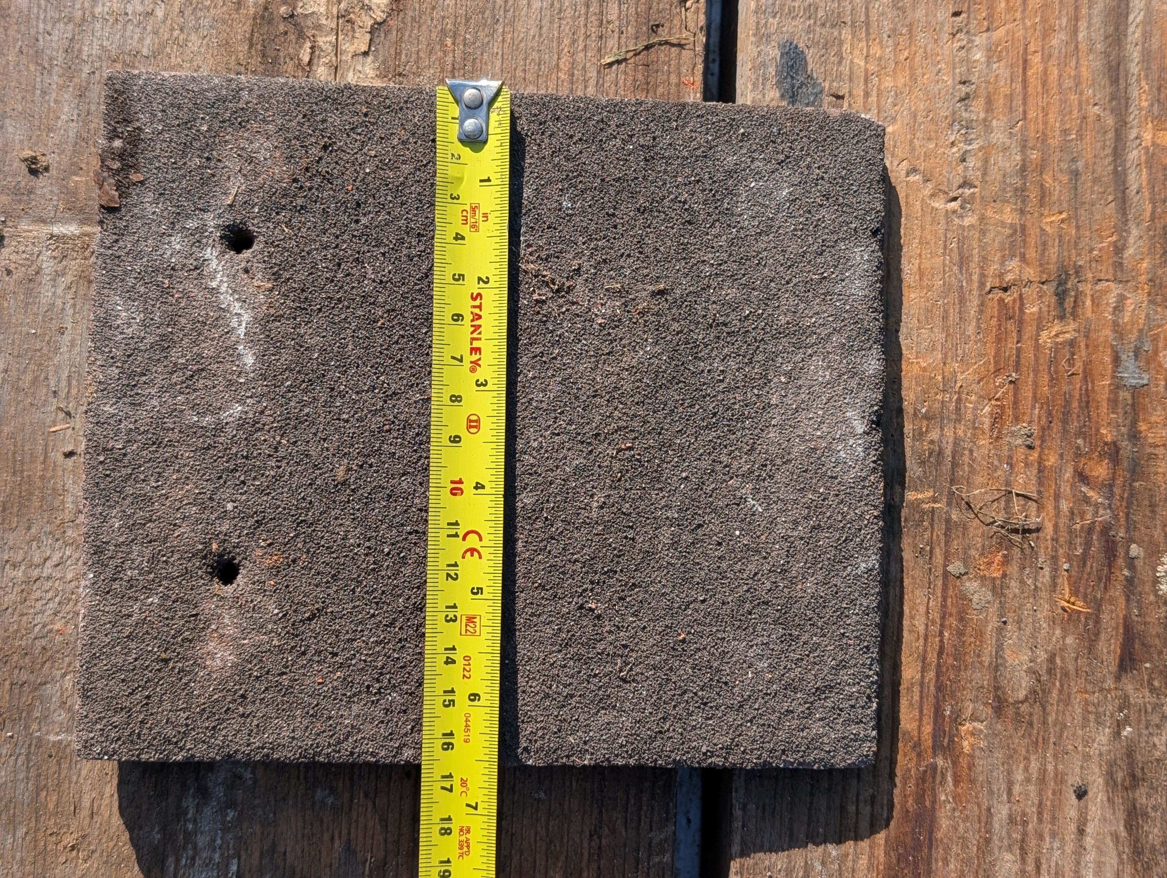 Marley Plain Eaves Tile Antique Brown (New) image 1