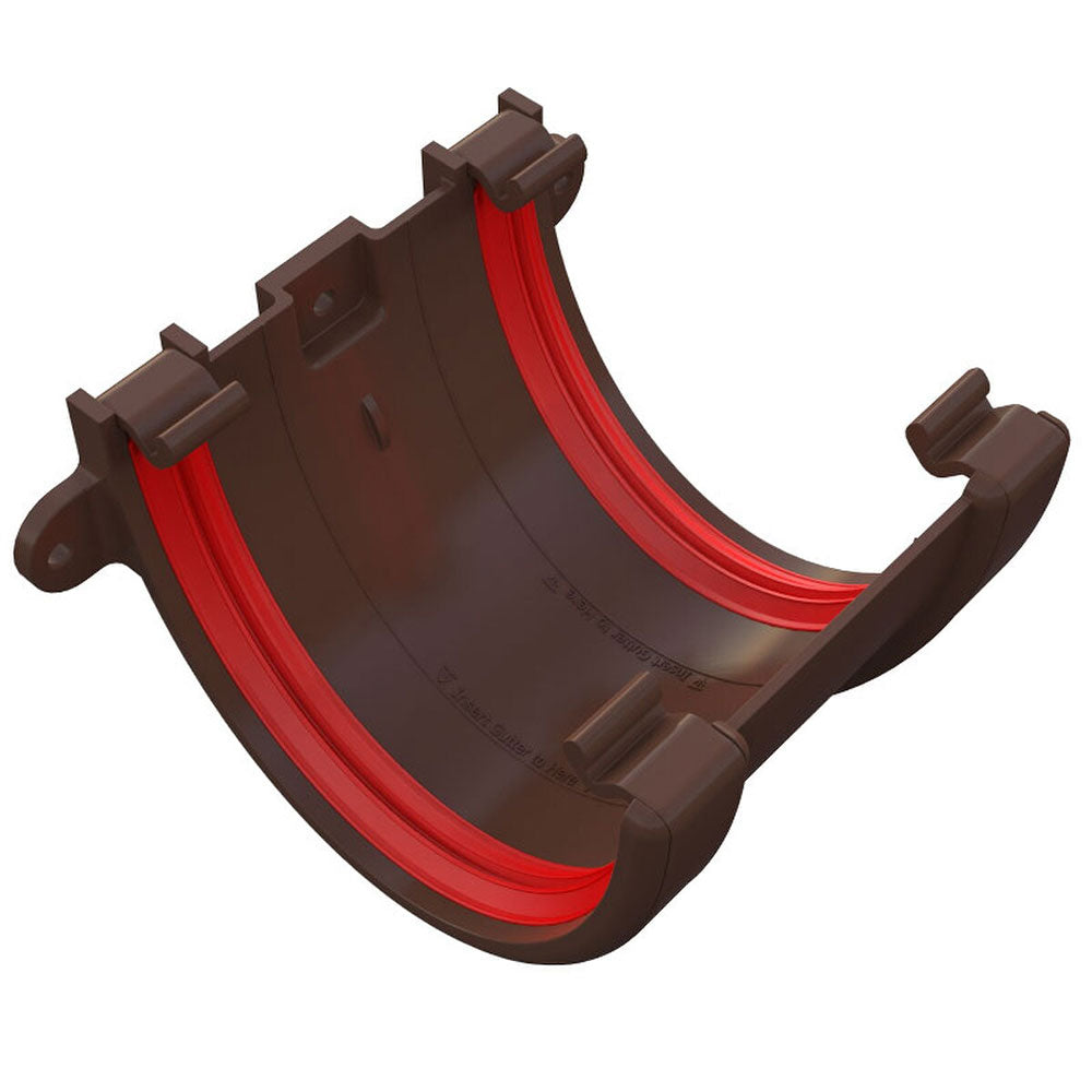 Freefoam Deepflow Gutter Union (Brown) image 0