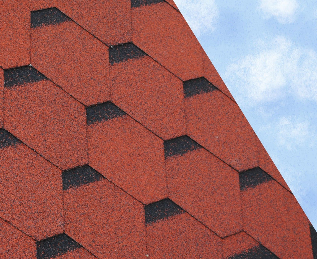 3 Tab Hexagonal Felt Roofing Shingles – 2.42m² Pack