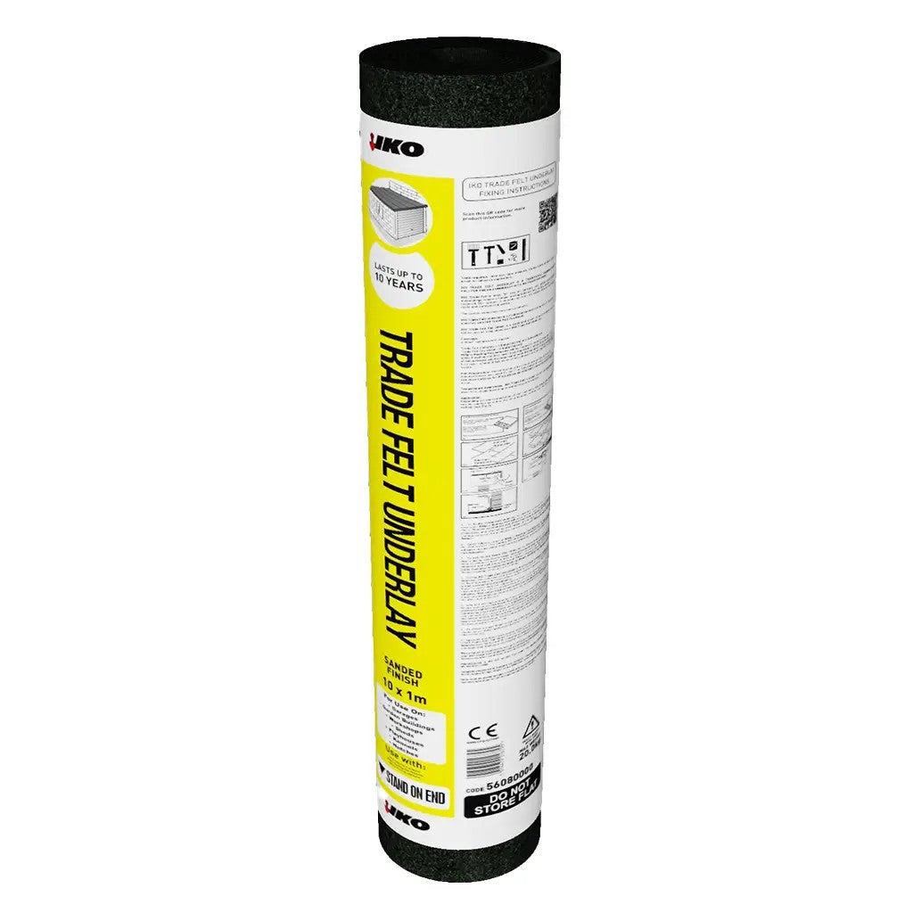 IKO Trade Felt Underlay – 10m × 1m