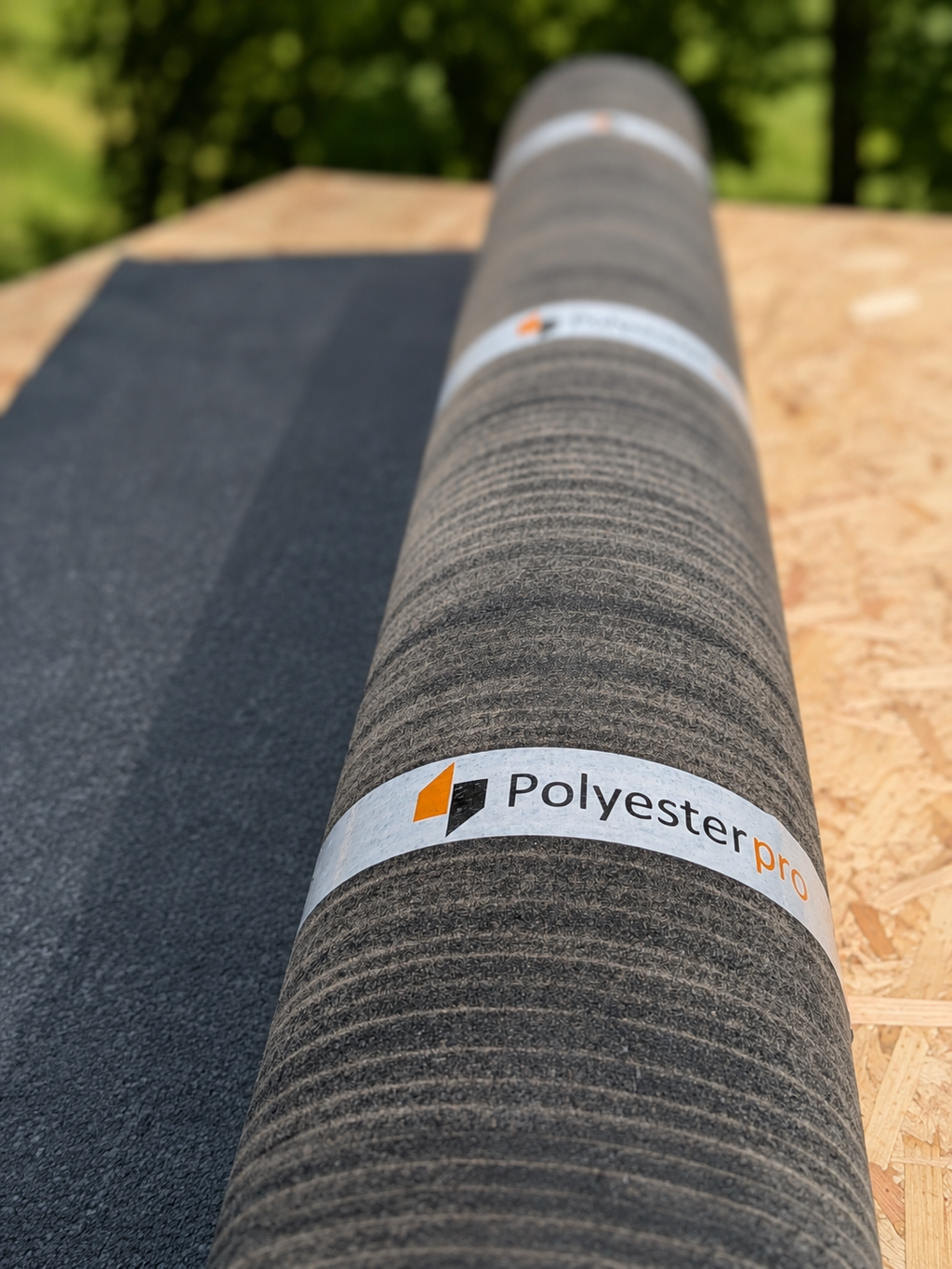 PolyesterPro Premium Shed Roofing Felt – Black Mineral – 1m x 10m