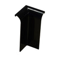 EPDM PVC Gutter Trim Internal Corner Black image 0