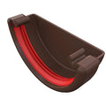 Freefoam Round External Stopend (Brown) image 0